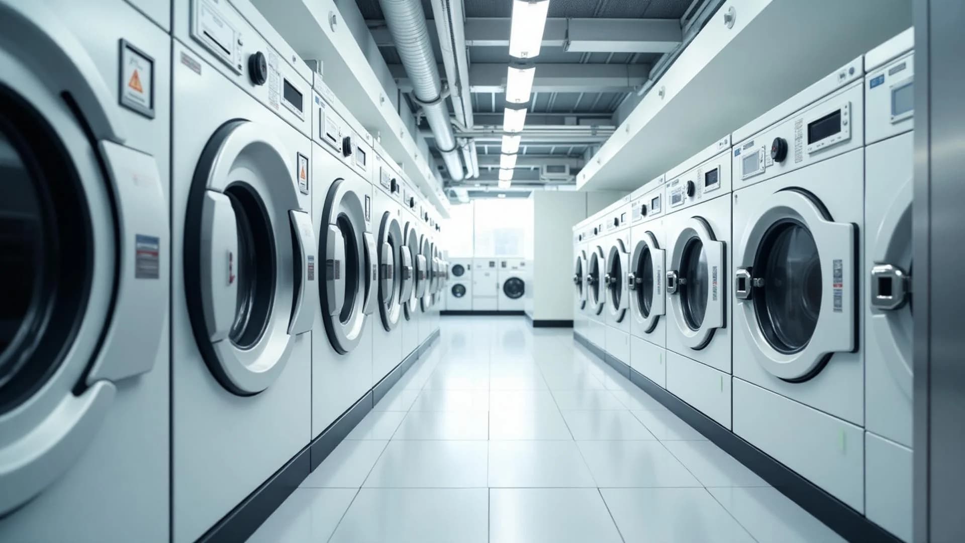 Modern B2B laundry room