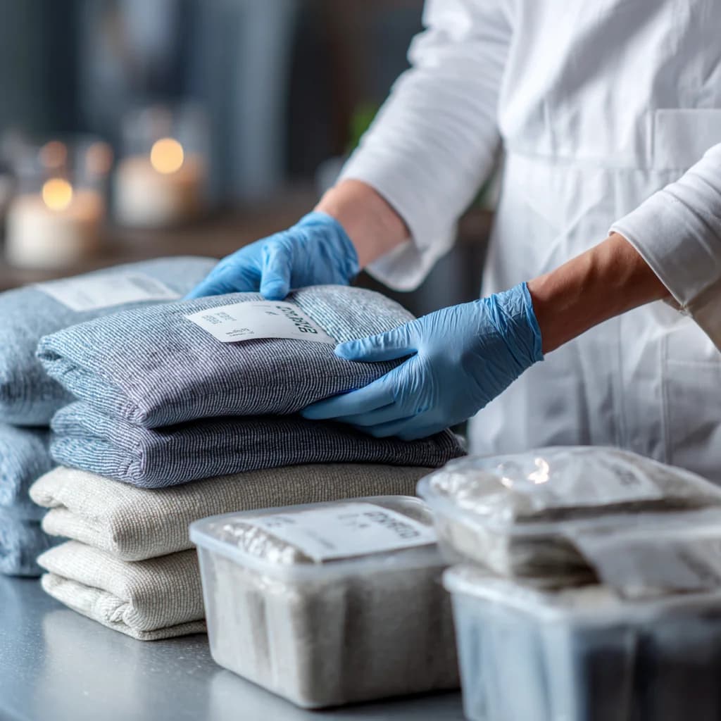 Маркировка и отчетность - этап процесса стирки